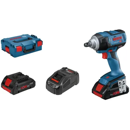 Bosch - GDS 18V-300 Περιστροφικό Kρουστικό Kατσαβίδι Mπαταρίας σε L-Boxx 06019D8202