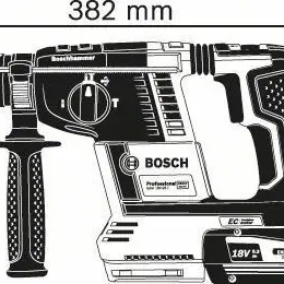 BOSCH GBH 18V-26 F Περιστροφικό πιστολέτο μπαταρίας με Δώρο Σκούπα 0611910002