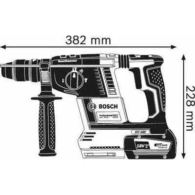 BOSCH GBH 18V-26 F Περιστροφικό πιστολέτο μπαταρίας με Δώρο Σκούπα 0611910002