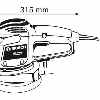 BOSCH Έκκεντρο Τριβείο GEX 150 AC με πέλμα 0601372768