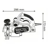 BOSCH Πλάνη GHO 40-82 C Professional - 060159A760