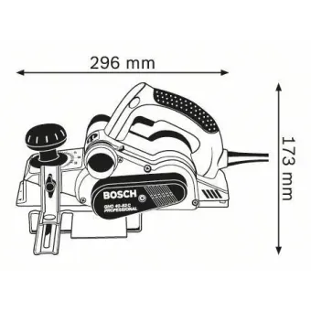 BOSCH Πλάνη GHO 40-82 C Professional - 060159A760