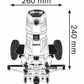 BOSCH GMF 1600 CE Φρέζα Πολλαπλής Λειτουργίας 0601624002
