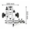 BOSCH GOF 1600 CE Κάθετη Φρέζα 0601624020