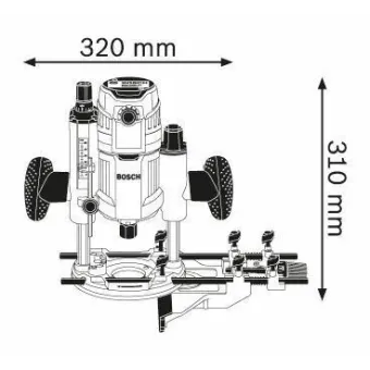 BOSCH GOF 1600 CE Κάθετη Φρέζα 0601624020