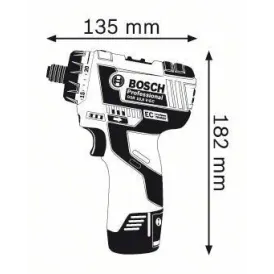 BOSCH Κατσαβίδι μπαταρίας GSR 10,8 V-EC HX solo 06019D4102
