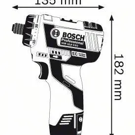 BOSCH Κατσαβίδι μπαταρίας GSR 10,8 V-EC HX - 06019D4100