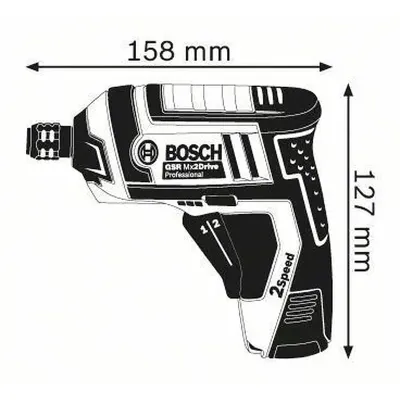 BOSCH Κατσαβίδι μπαταρίας GSR Mx2Drive - 06019A2101