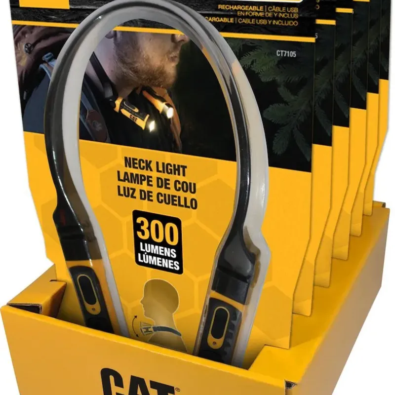 CAT® LIGHTS Επαναφορτιζόμενος φακός για τον λαιμό 300 Lumens CT7105