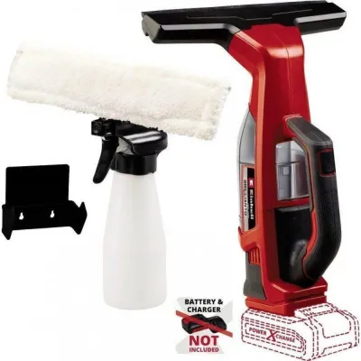 Einhell Καθαριστής Τζαμιών Χειρός Μπαταρίας 18V Κόκκινος SOLO ΧΩΡΙΣ ΜΠΑΤΑΡΙΑ ΚΑΙ ΦΟΡΤΙΣΤΗ  3437100