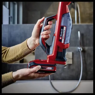 Einhell Καθαριστής Τζαμιών Χειρός Μπαταρίας 18V Κόκκινος SOLO ΧΩΡΙΣ ΜΠΑΤΑΡΙΑ ΚΑΙ ΦΟΡΤΙΣΤΗ  3437100