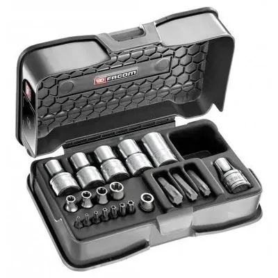 FACOM Σετ με Καρυδάκια και Μύτες Torx RSX.19APB