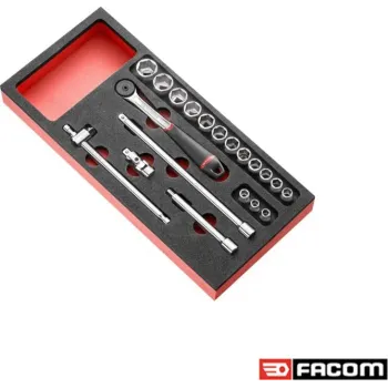 FACOM  Set με Καρυδάκια 3/8   - 1/2    MODM.J161-36PB