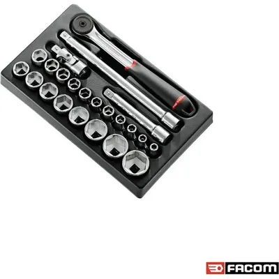 FACOM  Σετ καρυδάκια 1/2 23 τεμαχίων MOD.S161-36PB