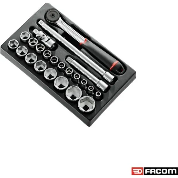 FACOM  Σετ καρυδάκια 1/2 23 τεμαχίων MOD.S161-36PB