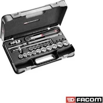FACOM ΚΑΣΕΤΙΝΑ 1/2 ΜΕ ΚΑΣΤΑΝΙΑ ΜΕ ΣΤΡΟΓΓΥΛΗ ΚΕΦΑΛΗ S.161-4P6PB