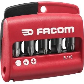 FACOM Set με 10 μύτες και αντάπτορα EF.6P1 E.110PB