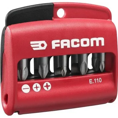 FACOM Set με 10 μύτες και αντάπτορα EF.6P1 E.110PB