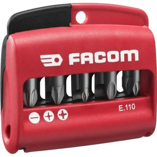 FACOM Set με 10 μύτες και αντάπτορα EF.6P1 E.110PB