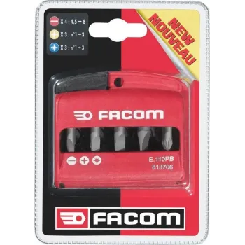 FACOM Set με 10 μύτες και αντάπτορα EF.6P1 E.110PB