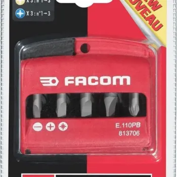 FACOM Set με 10 μύτες και αντάπτορα EF.6P1 E.110PB