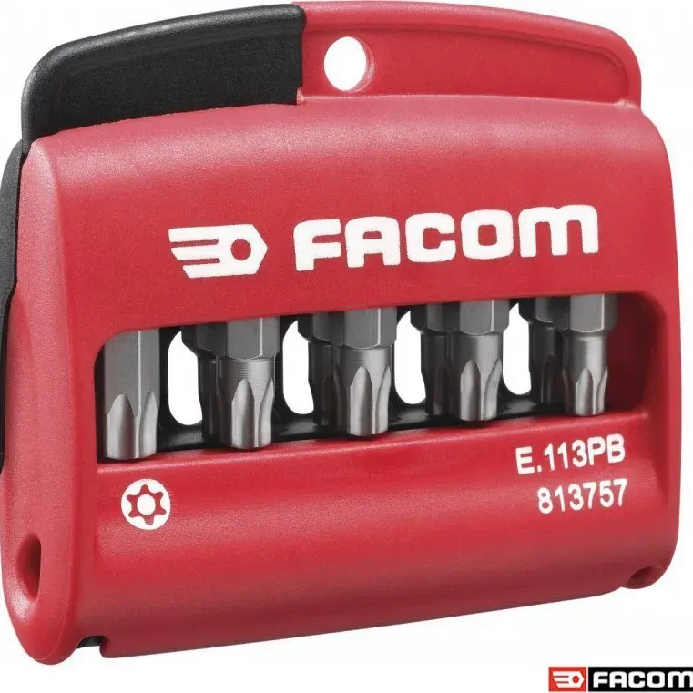 FACOM Σετ με 10 μύτες Résistorx® και θήκη E.113PB