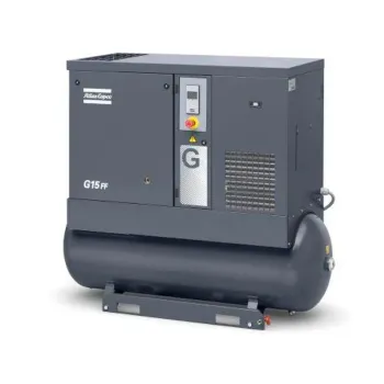 ATLAS COPCO ΚΟΧΛΙΟΦΟΡΟΣ ΜΕ ΔΟΧΕΙΟ 500LT & ΞΗΡΑΝΤΗ - 20HP 15.0KW/10BAR, G15FF 10 400/50 TM500 CE 8153289965-51626