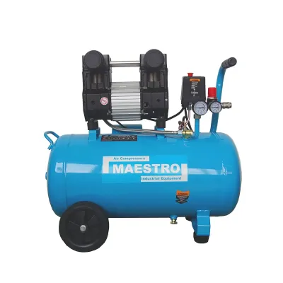 Maestro ΑΕΡΟΣΥΜΠΙΕΣΤΗΣ BRUSHLESS ΧΑΜΗΛΟΥ ΘΟΡΥΒΟΥ 1/Φ - 50 LT - 1.55HP - 1.15KW - 8BAR MAC-50BR