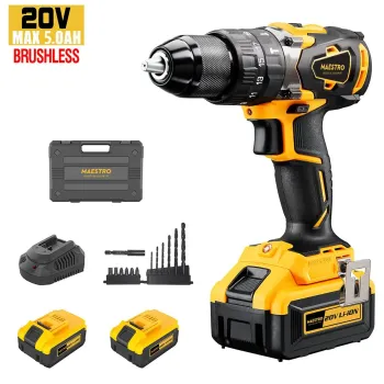 Maestro BRUSHLESS ΚΡΟΥΣΤΙΚΟ ΔΡΑΠΑΝΟΚΑΤΣΑΒΙΔΟ (ΛΙΘΙΟΥ 20V - 2X5 Ah) MCD-20BL