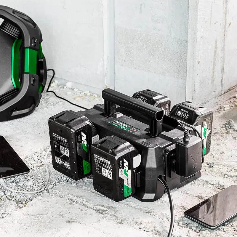 HIKOKI UC18YTSL Φορτιστής 4 θέσεων 14,4 / 18V UC18YTSLW0Z