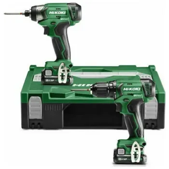 ΗΙΚΟΚΙ Combo-Kit Μπαταρίας Basic 18V KC18DA: Κρουστικό Δραπανοκατσάβιδο και Παλμικό Κατσαβίδι KC18DAWCZ