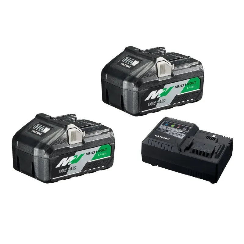 ΗΙΚΟΚΙ Σετ 2 μπαταριών BSL36B18, 1 φορτιστής UC18YSL3, 36V 4,0 Ah / 18V 8,0 Ah UC18YSL3WFZ
