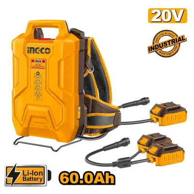Ingco Μπαταρία Πλάτης 20V/20V+20V 60.0Ah/30.0Ah Li-Ion FBLI241110