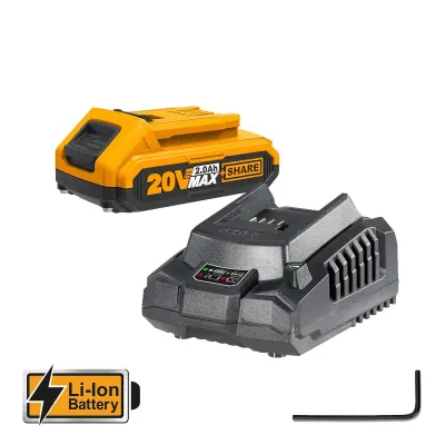INGCO Μίνι Τροχός Κοπής Μπαταρίας 76mm 20V Li-Ion CAGLI76012E