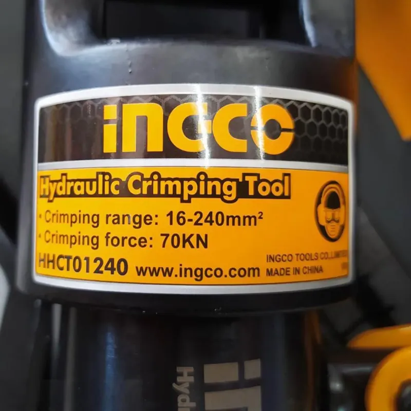 Ingco Υδραυλική Πρέσα Ακροδεκτών 70kN HHCT01240