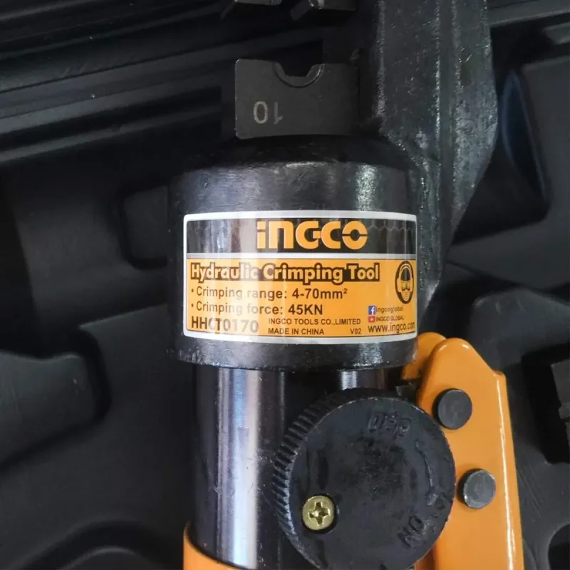 Ingco Υδραυλική Πρέσα Ακροδεκτών 45kN HHCT0170