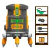 Ingco Αυτοαλφαδιαζόμενο Laser με 5 Πράσινες Δέσμες HLL305205