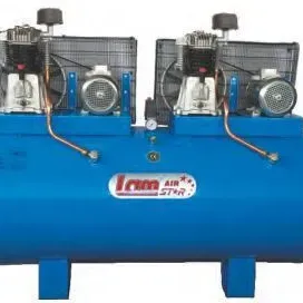 LAM Αεροσυμπιεστής 1000L 5.5+5.5HP - 1000/5.5+5.5F/AIRSTAR