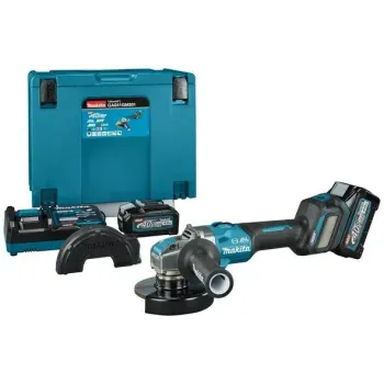 MAKITA ΓΩΝΙΑΚΟΣ ΤΡΟΧΟΣ ΡΥΘΜΙΖΌΜΕΝΟΣ XGT 40Vmax 125mm X-Lock, AWS GA041GM201