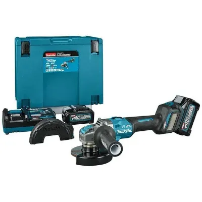 MAKITA ΓΩΝΙΑΚΟΣ ΤΡΟΧΟΣ ΡΥΘΜΙΖΌΜΕΝΟΣ XGT 40Vmax 125mm X-Lock, AWS GA041GM201
