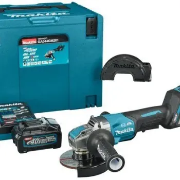 MAKITA ΓΩΝΙΑΚΟΣ ΤΡΟΧΟΣ ΡΥΘΜ. XGT® 40Vmax 125mm X-Lock, AWS GA044GM201