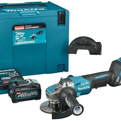 MAKITA ΓΩΝΙΑΚΟΣ ΤΡΟΧΟΣ ΡΥΘΜ. XGT® 40Vmax 125mm X-Lock, AWS GA044GM201