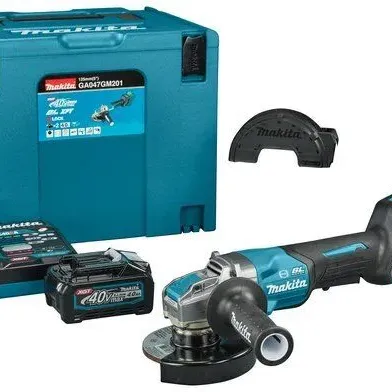MAKITA ΓΩΝΙΑΚΟΣ ΤΡΟΧΟΣ XGT® 40Vmax 125mm X-Lock GA047GM201