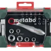 Metabo Σετ μύτες και καρυδάκια »Promoline« »SP« 26 τμχ. σε κασετίνα 626701000