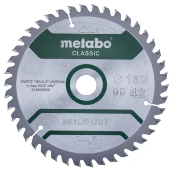 Metabo Πριονόδισκος “multi cut – classic”, 160×20 Z42 FZ/TZ 5° /B 628658000