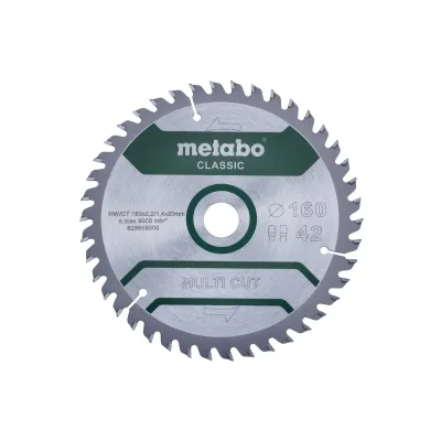 Metabo Πριονόδισκος “multi cut – classic”, 160×20 Z42 FZ/TZ 5° /B 628658000