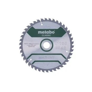 Metabo Πριονόδισκος “multi cut – classic”, 165×20 Z42 FZ/TZ 5° /B 628661000