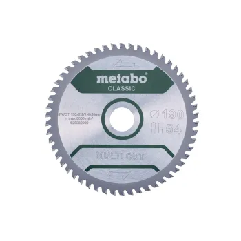Metabo Πριονόδισκος “multi cut – classic”, 190×30 Z54 FZ/TZ 5° /B 628663000