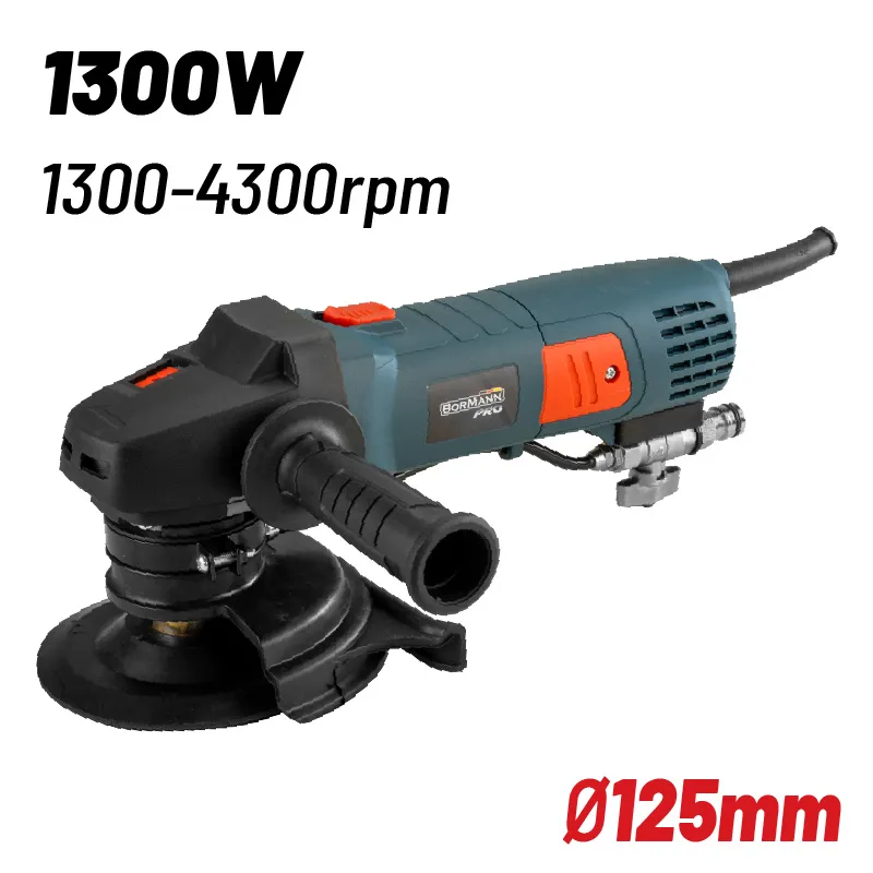 BORMANN Pro BTC6350 Λειαντήρας (Στιλβωτήρας) Ρυθμιζόμενος Δομικών Υλικών Νερού 1300W, 125mm 070023