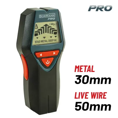 BORMANN Pro BDM5100 Ανιχνευτής Μετάλλων,Καλωδίων & Ξύλου,Ψηφιακός 073796